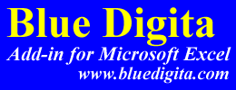Blue Digita Excel Addin