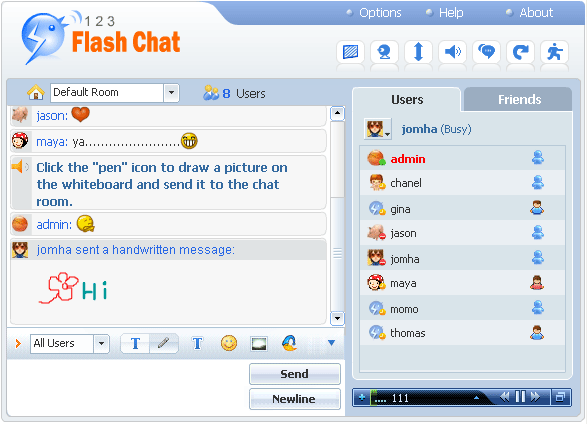 Download http://www.findsoft.net/Screenshots/123-Flash-Chat-Free-Drupal-Chat-Module-32818.gif