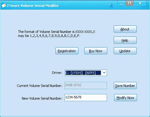 Download http://www.findsoft.net/Screenshots/2Tware-Volume-Serial-Number-Modifer-80364.gif