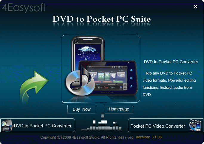 Download http://www.findsoft.net/Screenshots/4Easysoft-DVD-to-Pocket-PC-Suite-53767.gif