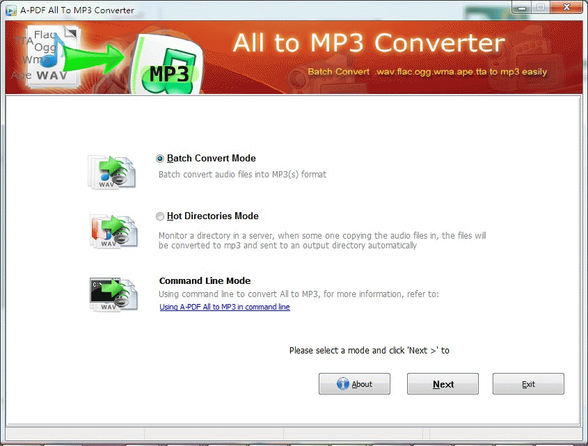 Download http://www.findsoft.net/Screenshots/A-PDF-All-to-MP3-Converter-67974.gif
