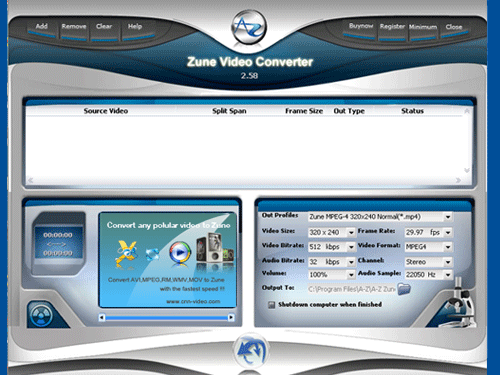 Download http://www.findsoft.net/Screenshots/A-Z-Zune-Video-Converter-21800.gif