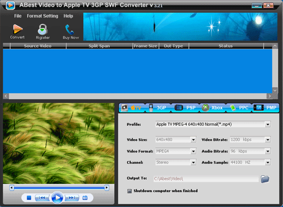 Download http://www.findsoft.net/Screenshots/ABest-Video-to-AppleTV-3GP-SWF-Converter-54810.gif