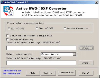 Download http://www.findsoft.net/Screenshots/ACAD-DWG-DXF-Converter-57461.gif