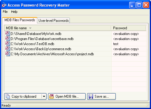 Download http://www.findsoft.net/Screenshots/Access-Password-Recovery-Master-1527.gif