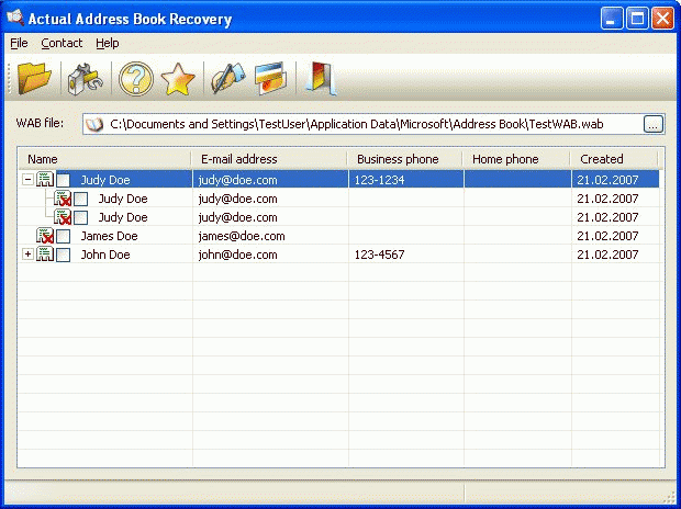 Download http://www.findsoft.net/Screenshots/Actual-Address-Book-Recovery-15645.gif