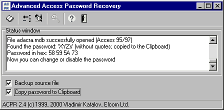 Download http://www.findsoft.net/Screenshots/Advanced-Access-Password-Recovery-58097.gif