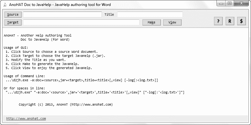 Download http://www.findsoft.net/Screenshots/AnoHAT-Doc-to-JavaHelp-Maker-83838.gif