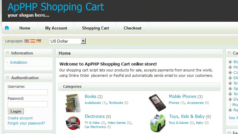 Download http://www.findsoft.net/Screenshots/ApPHP-Shopping-Cart-ecommerce-software-67550.gif