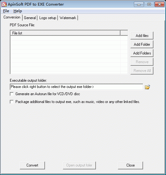 Download http://www.findsoft.net/Screenshots/ApinSoft-PDF-to-EXE-Converter-73435.gif