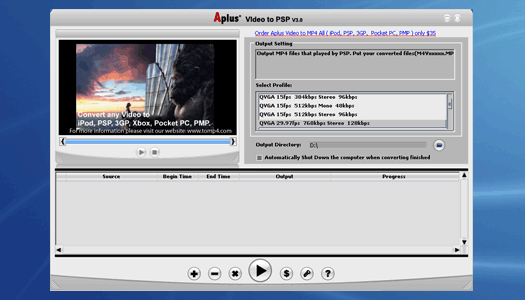 Download http://www.findsoft.net/Screenshots/Aplus-AVI-to-PSP-Converter-71976.gif