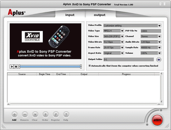 Download http://www.findsoft.net/Screenshots/Aplus-XviD-to-PSP-Converter-27803.gif
