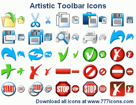 Download http://www.findsoft.net/Screenshots/Artistic-Toolbar-Icons-63515.gif