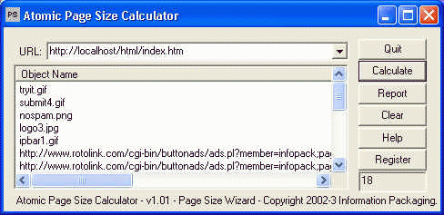 Download http://www.findsoft.net/Screenshots/Atomic-WebPage-Size-Calculator-2225.gif