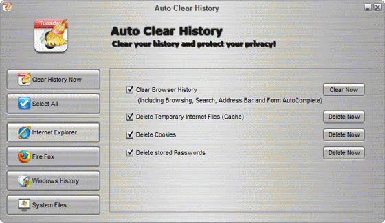 Download http://www.findsoft.net/Screenshots/Auto-Clear-History-27846.gif