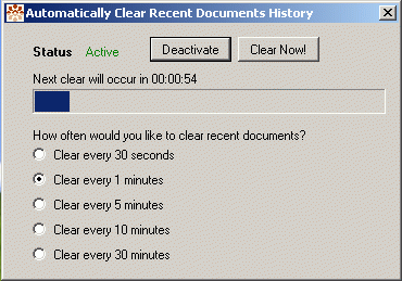 Download http://www.findsoft.net/Screenshots/Auto-Clear-Recent-Documents-History-76541.gif