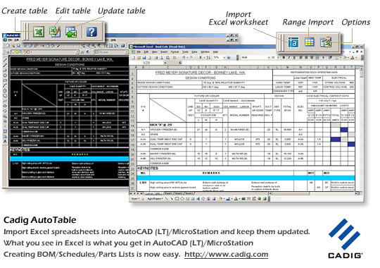 Download http://www.findsoft.net/Screenshots/AutoCAD-Excel-Cadig-AutoTable-2321.gif
