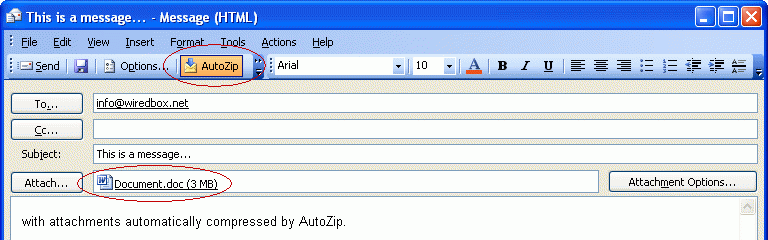 Download http://www.findsoft.net/Screenshots/AutoZip-for-Outlook-22287.gif