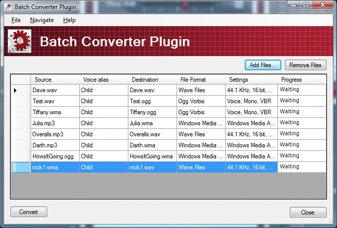 Download http://www.findsoft.net/Screenshots/Batch-Converter-Plug-In-for-MorphVOX-Pro-14058.gif