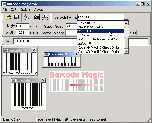 Download http://www.findsoft.net/Screenshots/BulletProof-Barcode-Magic-18308.gif