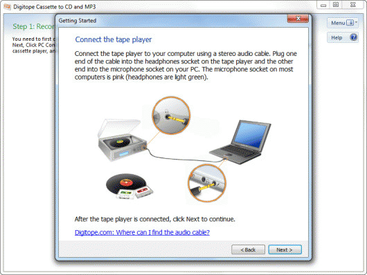 Download http://www.findsoft.net/Screenshots/Cassette-to-CD-and-MP3-32843.gif