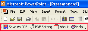 Download http://www.findsoft.net/Screenshots/Convert-PPT-to-PDF-For-PowerPoint-63606.gif