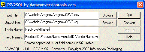 Download http://www.findsoft.net/Screenshots/DataConversionTools-com-CSVtoSQL-Converter-31611.gif