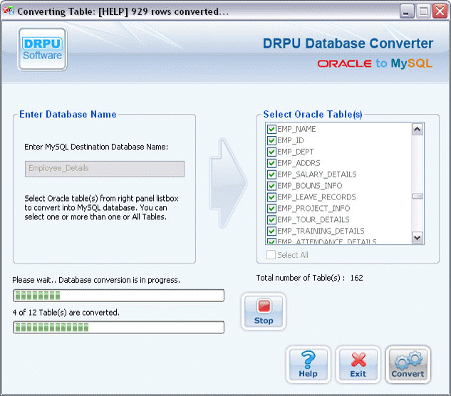 Download http://www.findsoft.net/Screenshots/Database-conversion-software-Oracle-to-MySQL-40406.gif