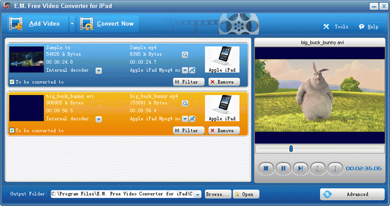 Download http://www.findsoft.net/Screenshots/E-M-Free-Video-Converter-for-iPad-57188.gif