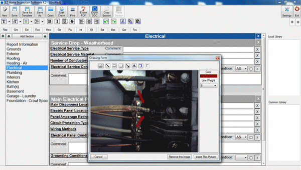 Download http://www.findsoft.net/Screenshots/EZ-Home-Inspection-Software-80711.gif