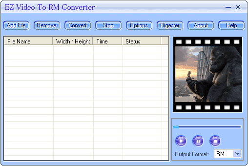 Download http://www.findsoft.net/Screenshots/EZ-Video-To-RM-Converter-20001.gif