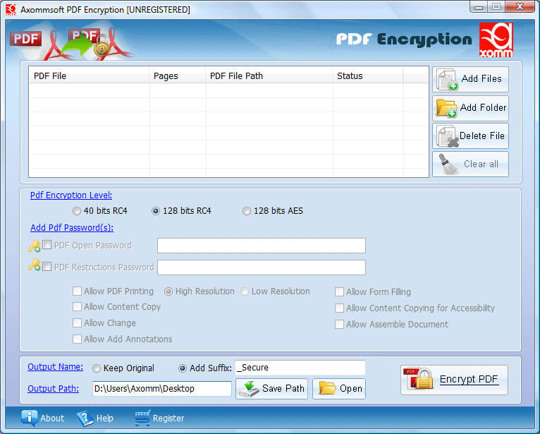 Download http://www.findsoft.net/Screenshots/Encrypt-pdf-with-128-bits-AES-Security-70610.gif