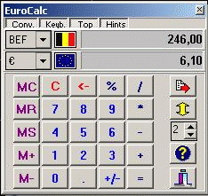 Download http://www.findsoft.net/Screenshots/EuroCalc-4620.gif