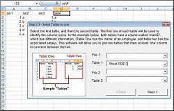 Download http://www.findsoft.net/Screenshots/Excel-Join-Merge-or-Match-Two-Tables-58186.gif