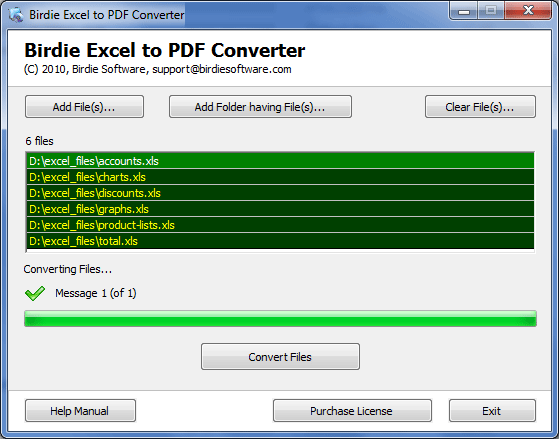 Download http://www.findsoft.net/Screenshots/Export-Excel-to-PDF-78355.gif
