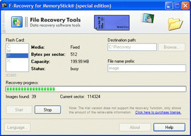 Download http://www.findsoft.net/Screenshots/F-Recovery-for-MemoryStick-20008.gif