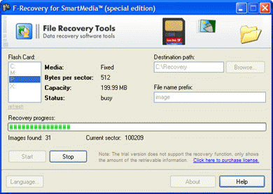 Download http://www.findsoft.net/Screenshots/F-Recovery-for-SmartMedia-20011.gif