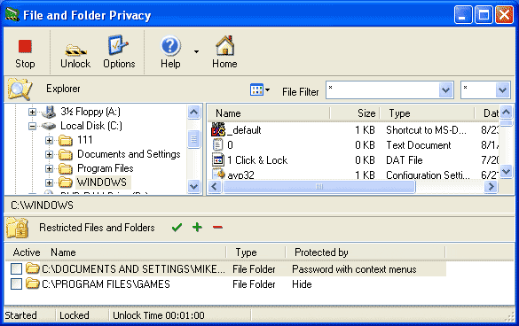 Download http://www.findsoft.net/Screenshots/File-and-Folder-Privacy-4838.gif