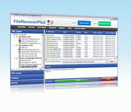 Download http://www.findsoft.net/Screenshots/FileRecoverPlus-78755.gif