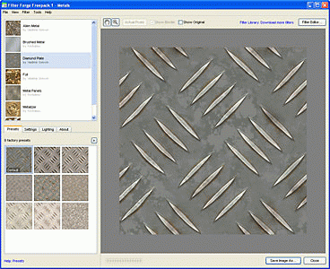 Download http://www.findsoft.net/Screenshots/Filter-Forge-Freepack-1-Metals-12192.gif