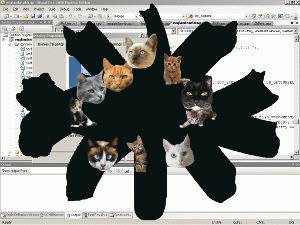 Download http://www.findsoft.net/Screenshots/Flying-Cats-Screensaver-31992.gif