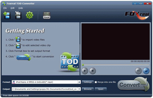 Download http://www.findsoft.net/Screenshots/Foxreal-TOD-Converetr-72667.gif