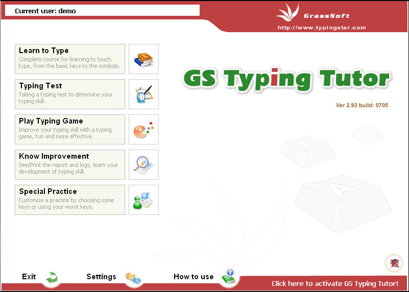 Download http://www.findsoft.net/Screenshots/GS-Typing-Tutor-Network-19001.gif