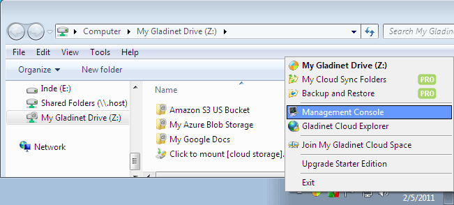 Download http://www.findsoft.net/Screenshots/Gladinet-Cloud-Desktop-Starter-Edition-25924.gif