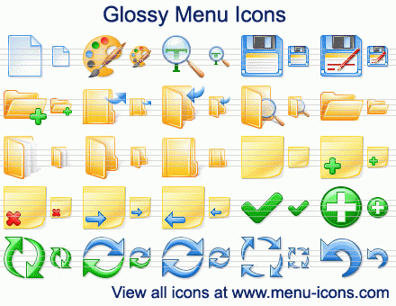 Download http://www.findsoft.net/Screenshots/Glossy-Menu-Icons-70338.gif