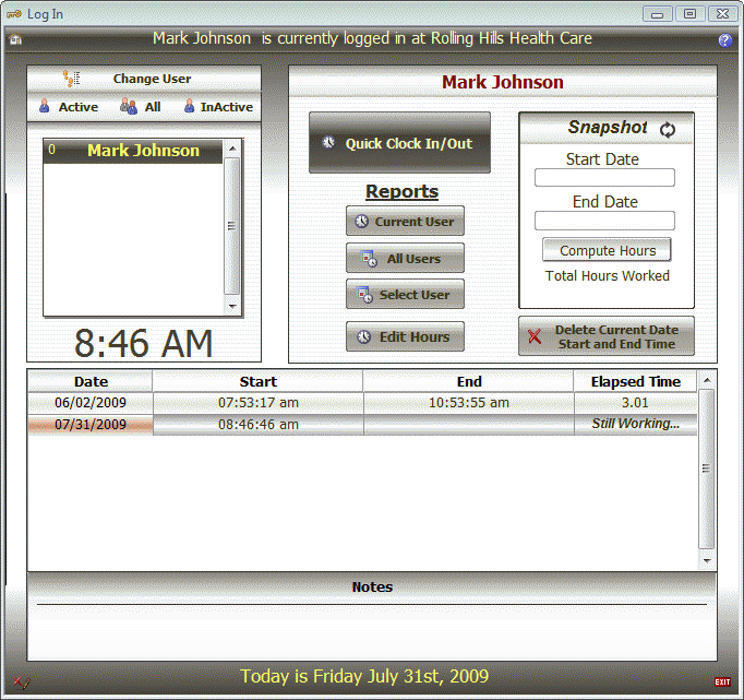 Download http://www.findsoft.net/Screenshots/HealthSoft-Time-Clock-27679.gif