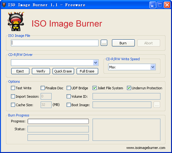 Download http://www.findsoft.net/Screenshots/ISO-Image-Burner-15234.gif