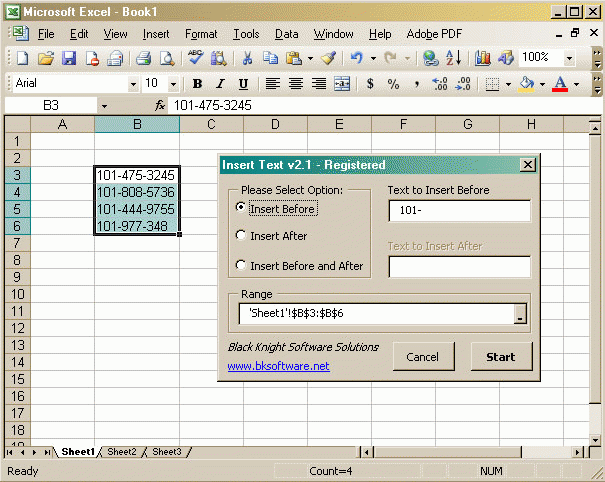 Download http://www.findsoft.net/Screenshots/Insert-Text-for-Excel-5996.gif