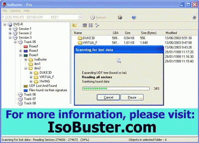 Download http://www.findsoft.net/Screenshots/IsoBuster-23057.gif