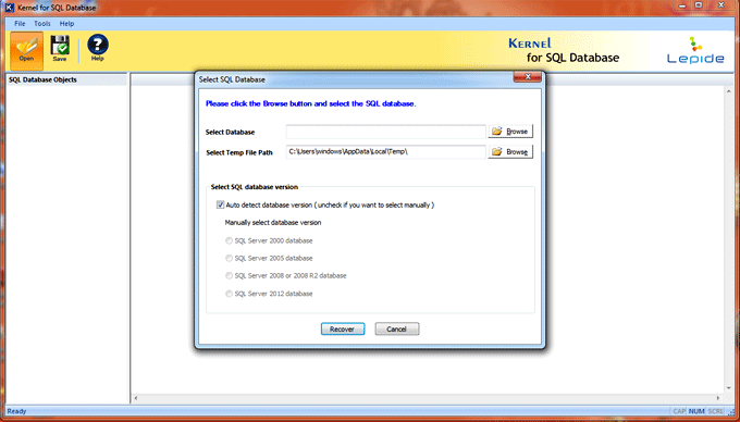 Download http://www.findsoft.net/Screenshots/Kernel-SQL-Database-Recovery-6369.gif